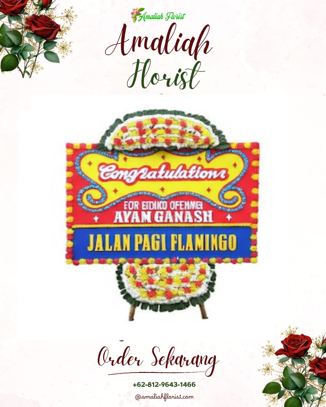 Sewa Papan Bunga Alian